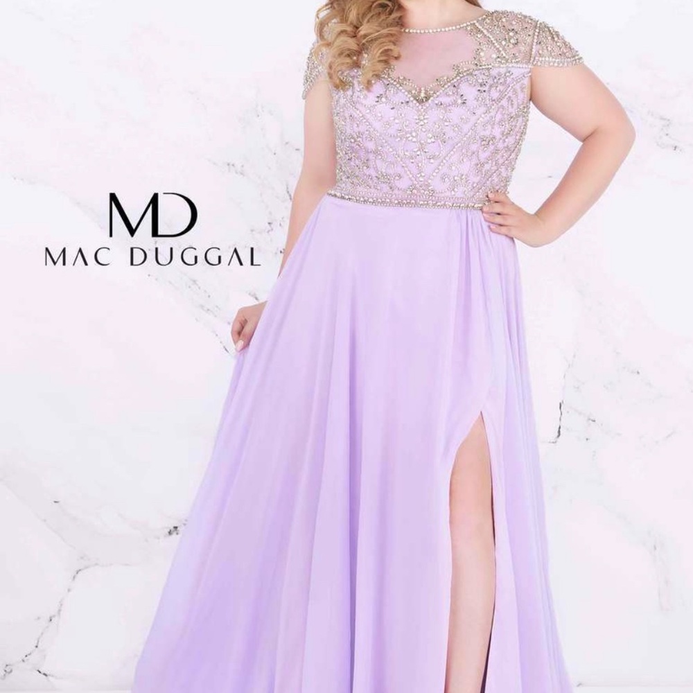 BNWT Mac Duggal 20W Lilac 66785F